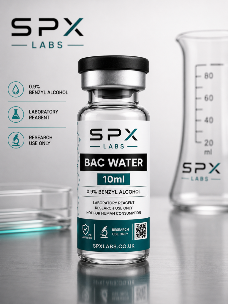Bacteriostatic Water UK 10ml 0.9% Benzyl Alcohol - SPX Labs