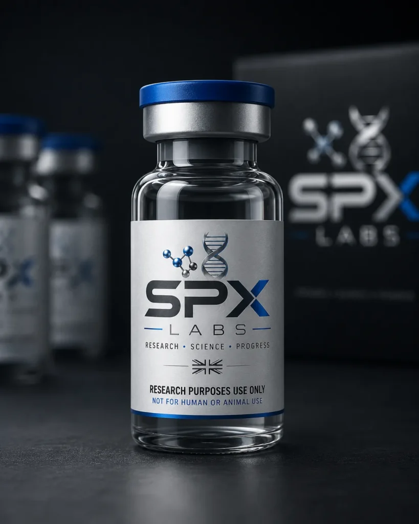 SPX Labs research compound vial for laboratory research